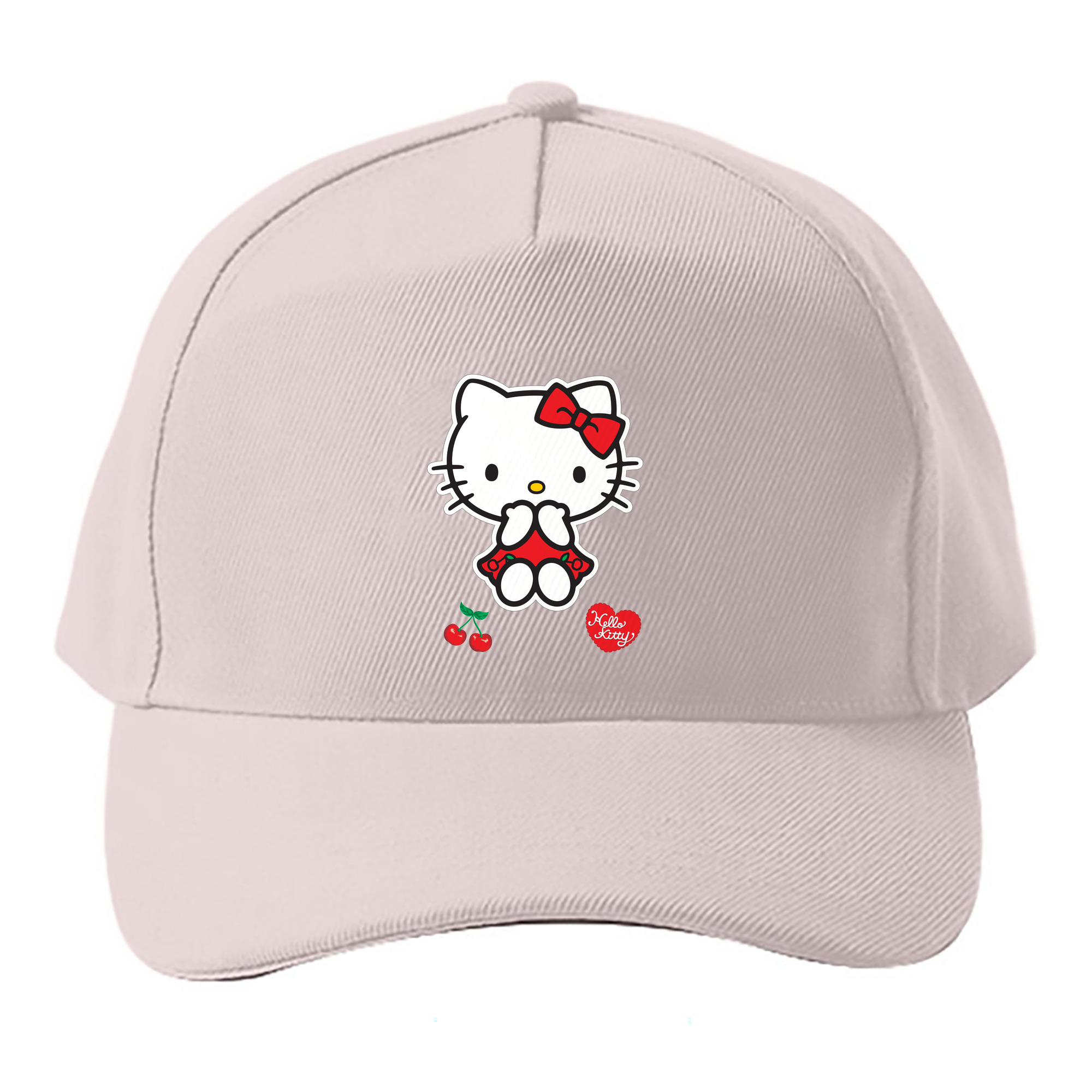 （画像用） Hello Kitty ハローキティ ベースボールキャップ 綿100％ 男女兼用 帽子 スポーツ